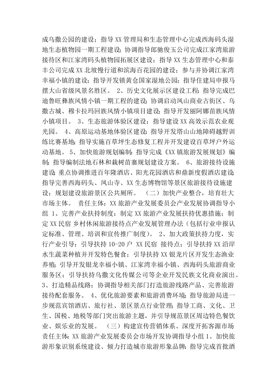 XX县旅游产业发展工作方案(精简篇） .doc_第2页
