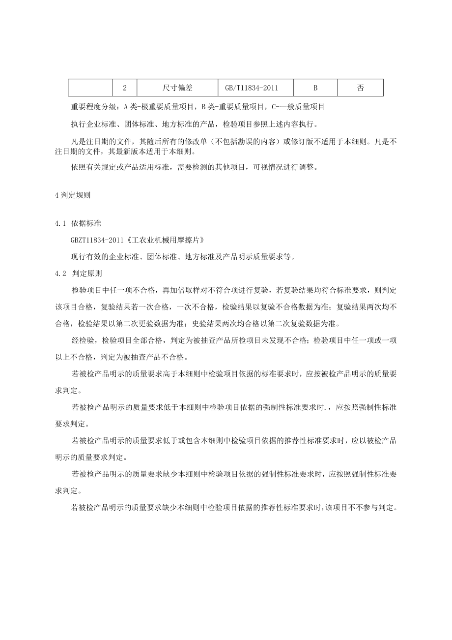 2023年河北省工农业机械用摩擦片产品质量监督抽查实施细则.docx_第2页