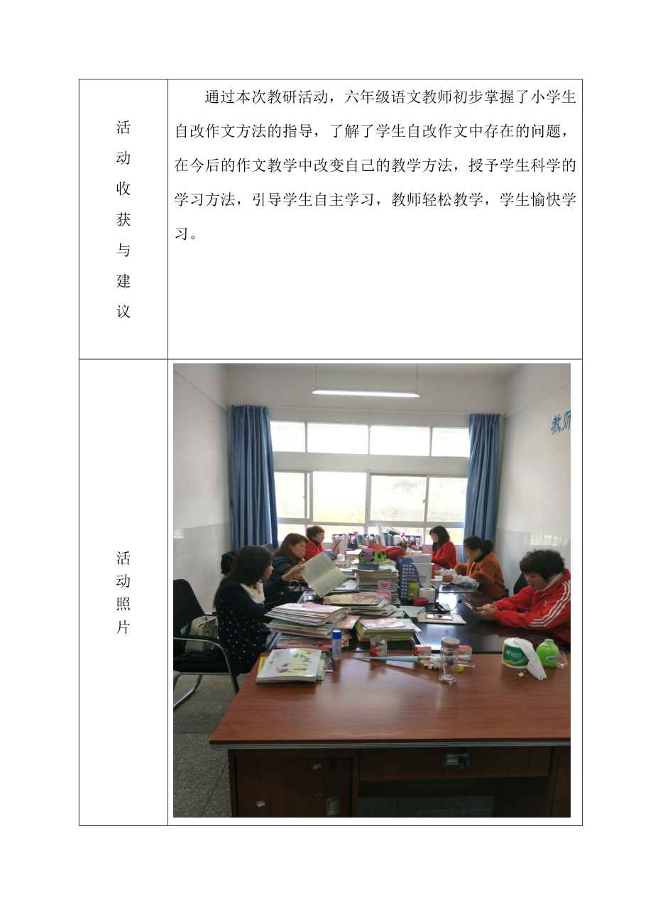 六年级语文第二次教研活动记录_201737.docx_第2页