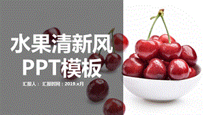 水果清新风工作总结PPT模板.pptx