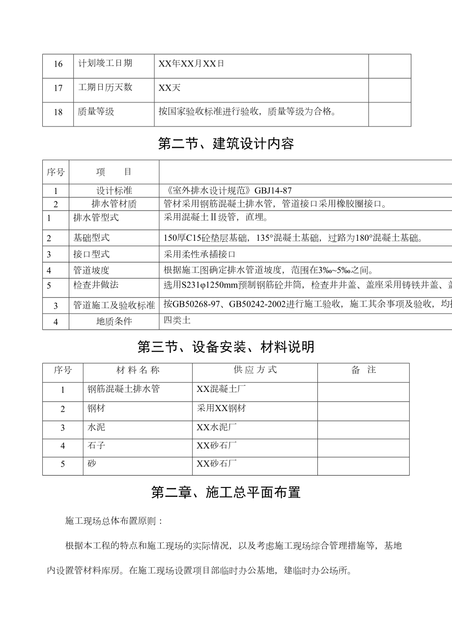 某市排水管网工程施工组织设计方案.doc_第3页