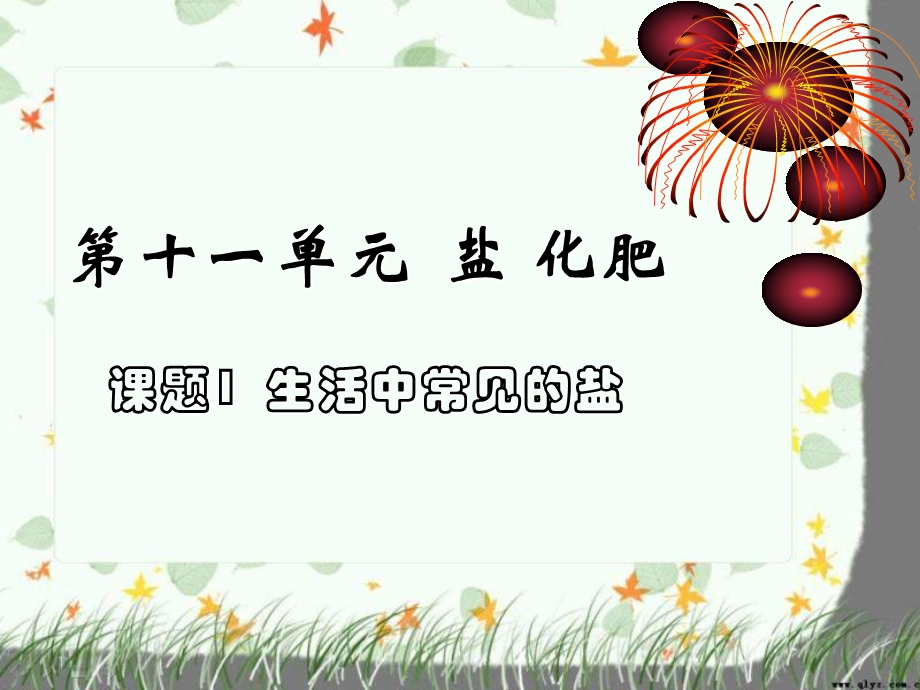 课题1化学生活中常见的盐.ppt_第1页