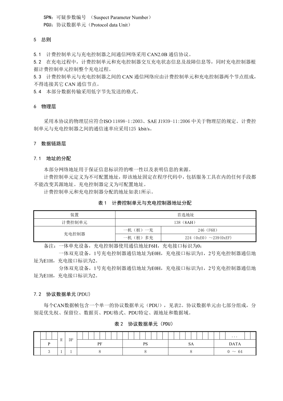 国家电网有限公司电动汽车充电设备标准化设计方案-计费控制单元与充电控制器通信协议.doc_第3页