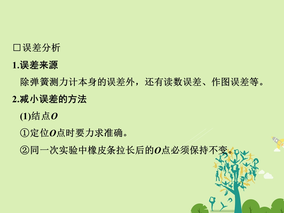 高考物理总复习 第2章 相互作用 实验三 探究求合力的方法学考课件1..ppt_第3页