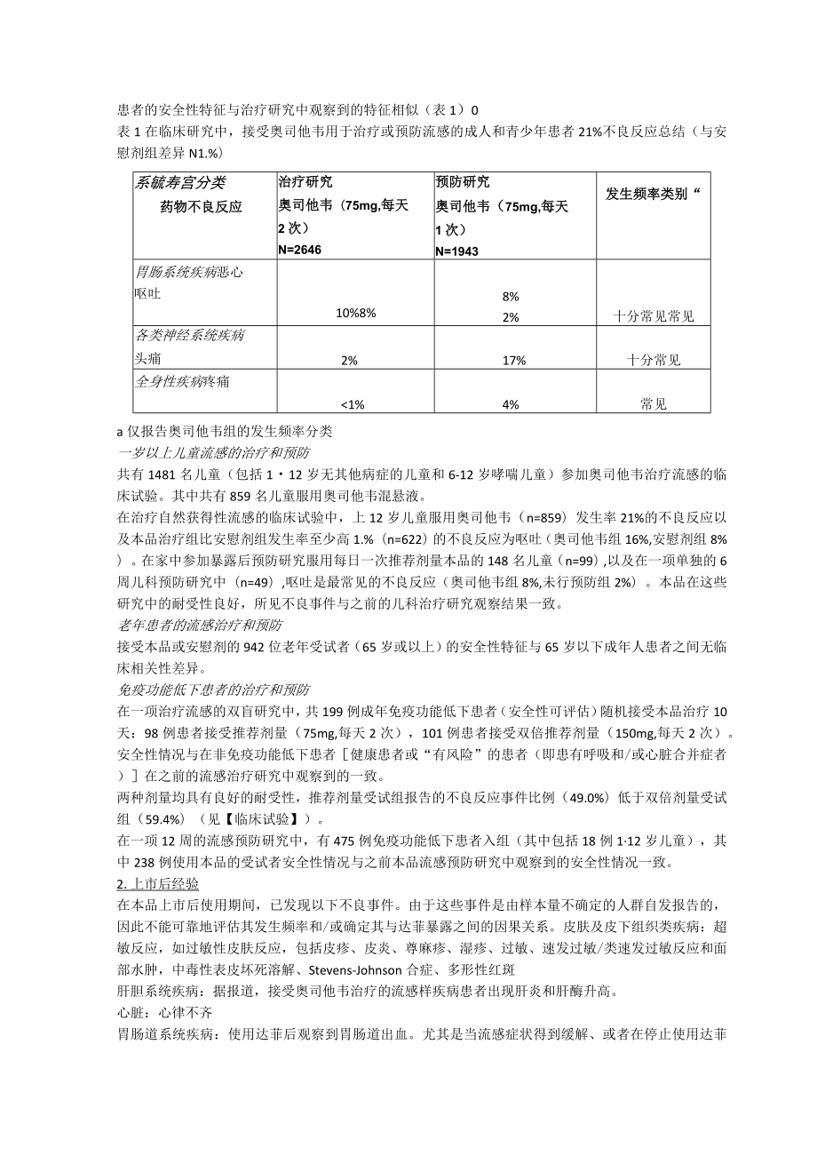 磷酸奥司他韦胶囊（达菲）中文说明书.docx_第3页