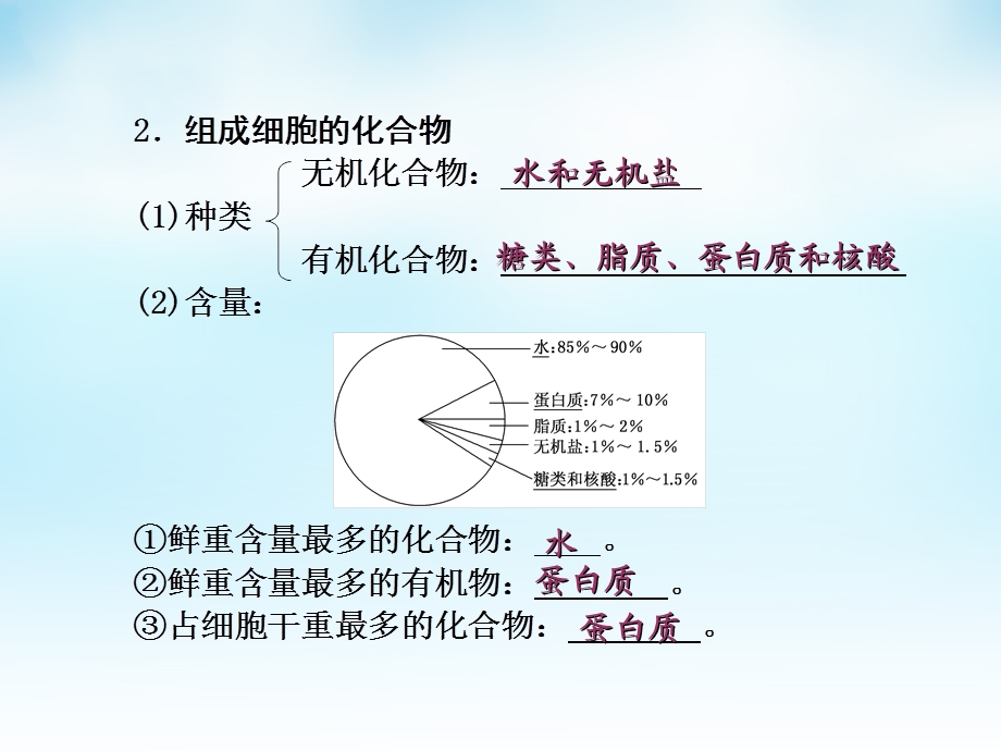 最新高三生物一轮复习 第一单元 第2讲 组成细胞的元素及无机化合物课件 新人教版必修文档资料.ppt_第3页