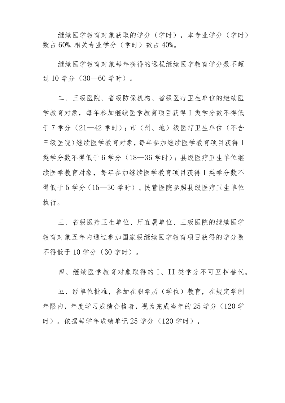 贵州省继续医学教育学分学时授予和登记管理实施细则.docx_第2页