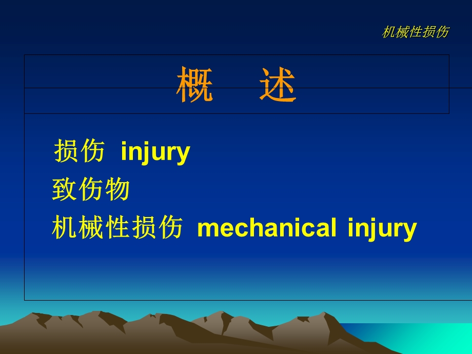 机械性损伤文档资料.ppt_第1页