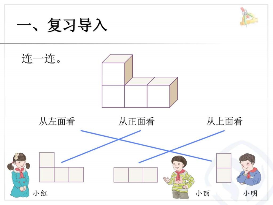 最新新人教版五年级下册数学第一单元观察物体例1PPT..ppt_第2页