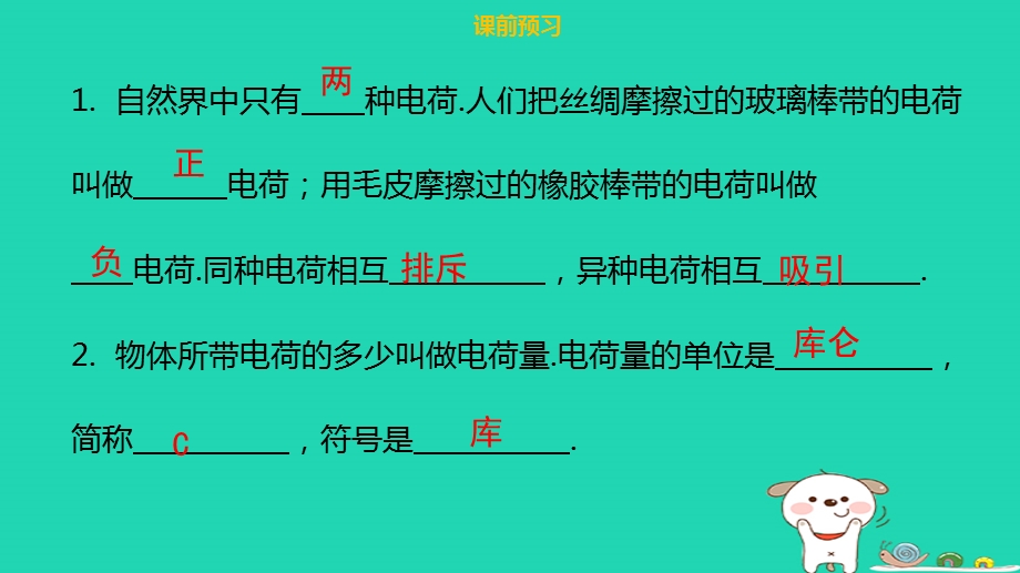 九年级物理全册第十五章第一节两种电荷习题课件新人教版.pptx_第3页