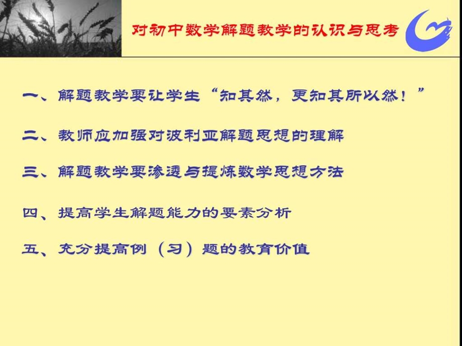 最新对数学解题教学的认识与思考(简约版)..ppt_第3页