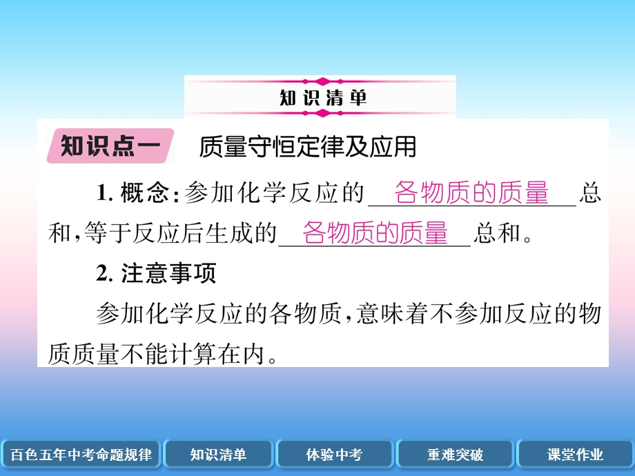 中考化学复习第1编教材知识梳理篇第5单元化学方程式精讲课件.pptx_第2页