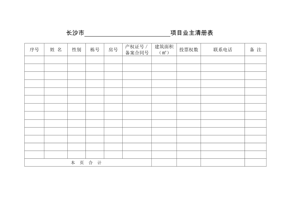 业主委员会成立全套表格.doc_第3页