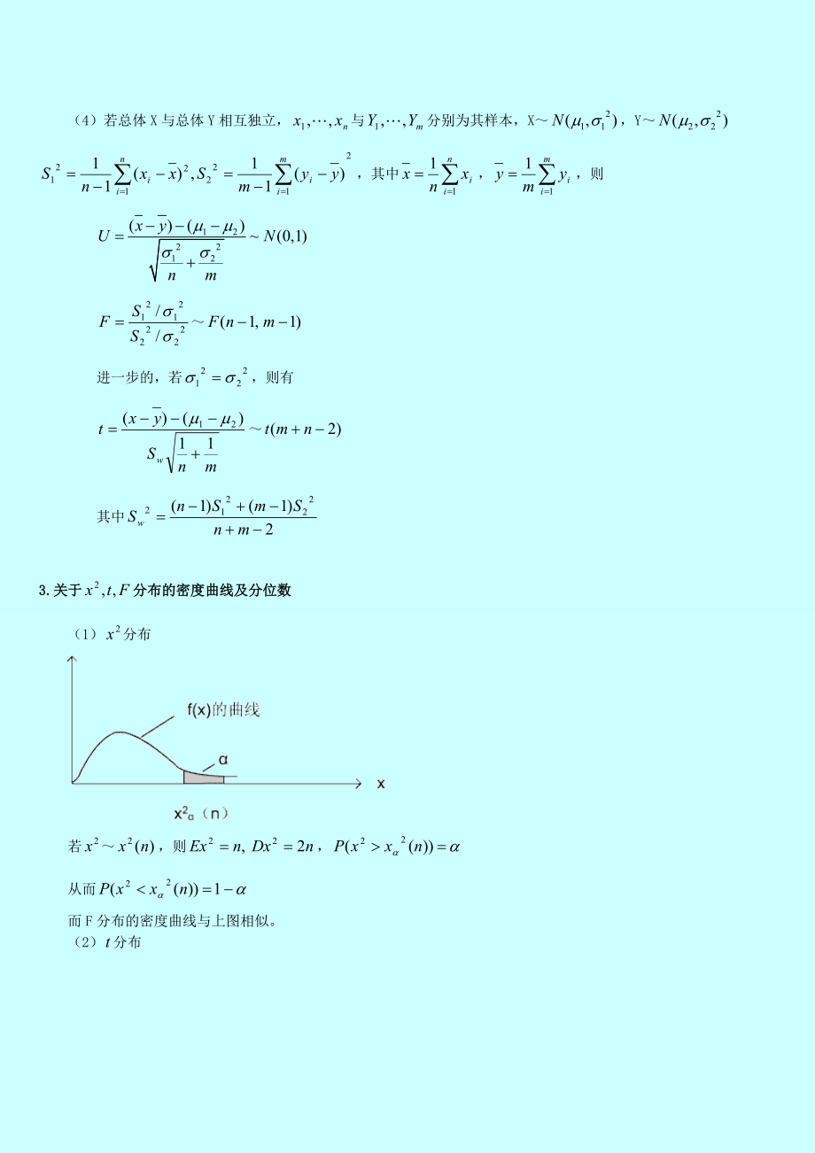 自考 概率论与数理统计串讲讲义 第六章统计量及其抽样分布.doc_第2页