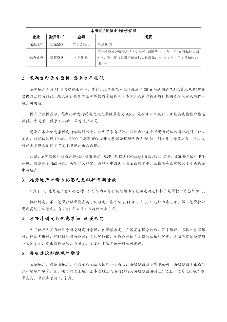 中国房地产企业资讯监测周报..doc_第3页