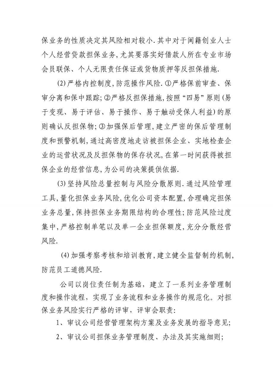 担保有限公司的风险防控措施报告.doc_第3页