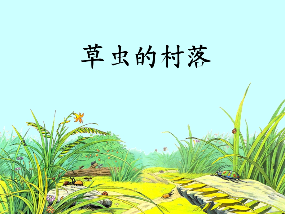 《草虫的村落》课件 (3).ppt_第1页