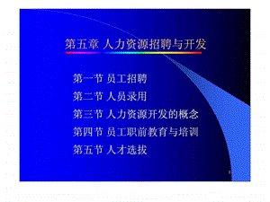 人力资源第五章人力资源招聘与开发.ppt