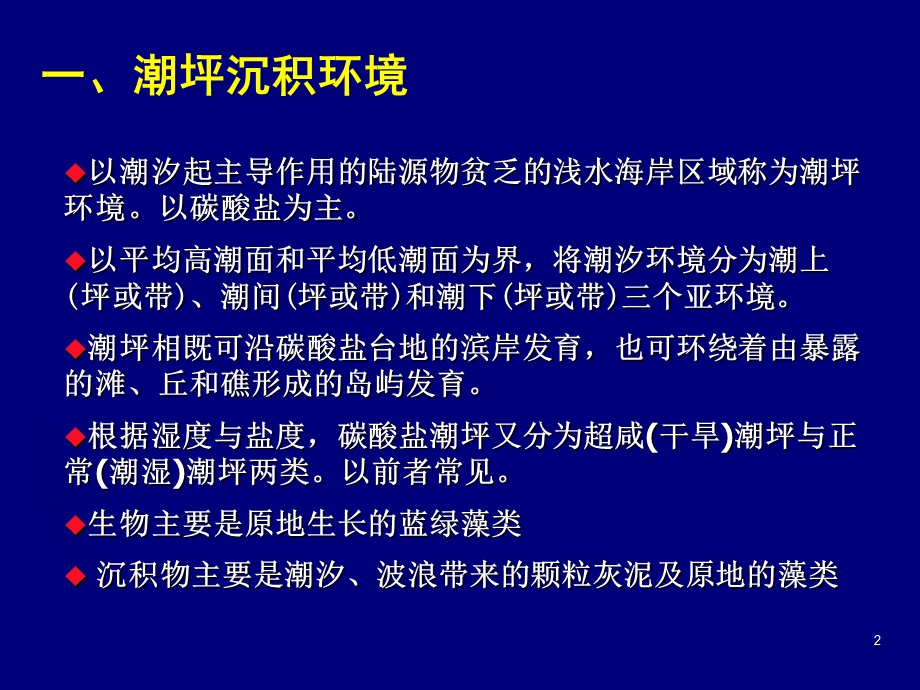 28碳酸盐台地沉积环境及29.海相深水碳酸盐.ppt_第2页