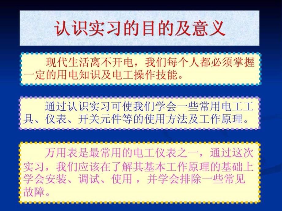 万用表安装实习讲.ppt_第1页