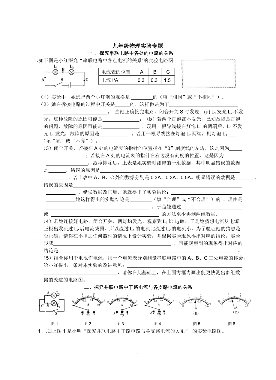 2014年九年级实验专题2.doc_第1页