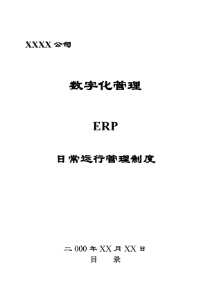 ERP日常运行管理制度.doc