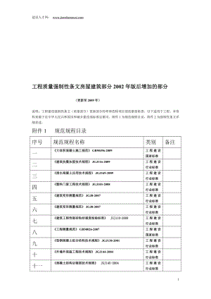 m版工程建设强制性条文房屋建筑工程.doc