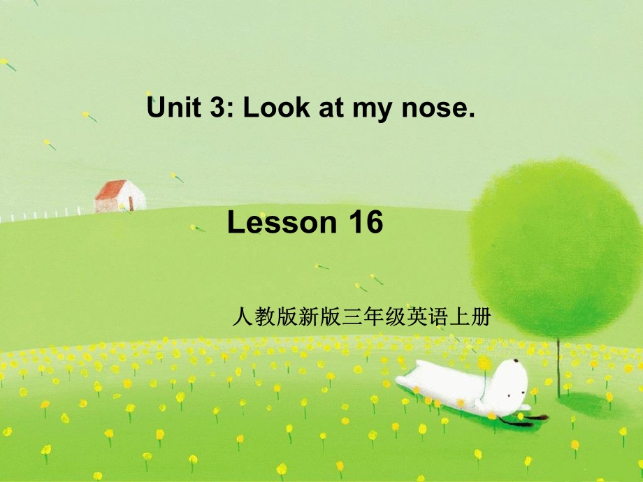 人教版新版精通版三年级上册英语Lesson16课件.ppt_第1页