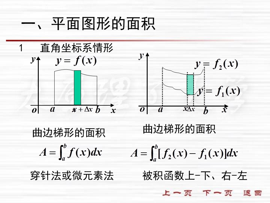 人大微积分课件6-2定积分在几何上的应用.ppt_第2页