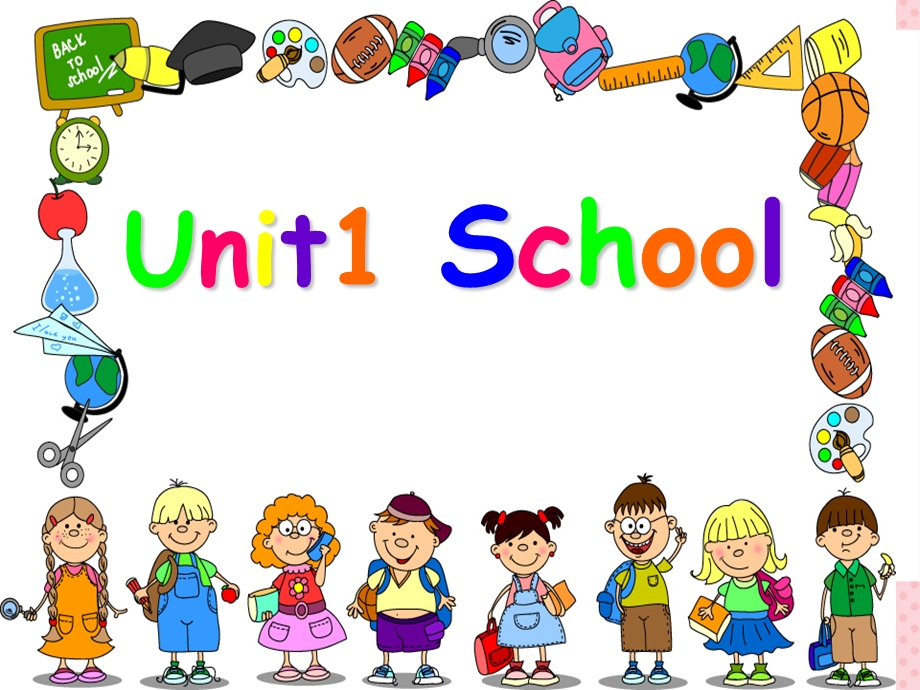 人教版一年级英语上册Unit1-School.ppt_第1页