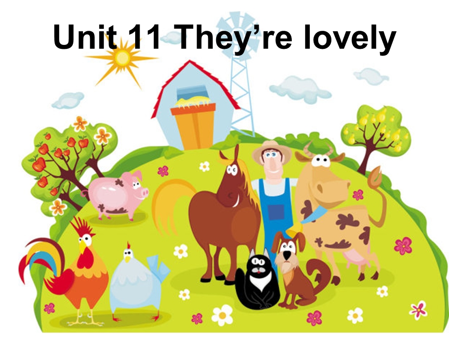 三年级下册Unit11They're_lovely第二课时.ppt_第1页