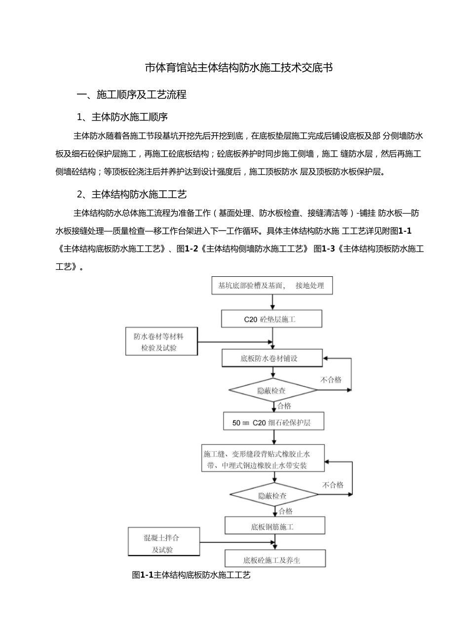 体育馆站主体防水施工技术交底.docx_第2页