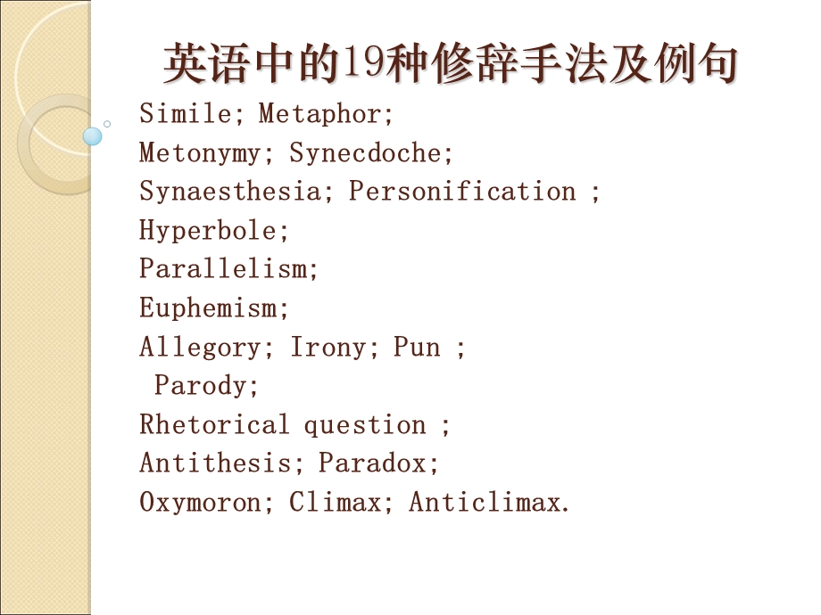 英语中修辞手法的全部解释和例句.ppt_第1页