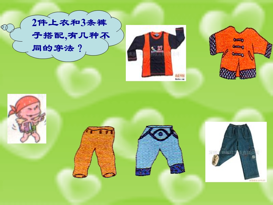 件上衣和条裤子搭配有几种不同的穿法.ppt_第3页