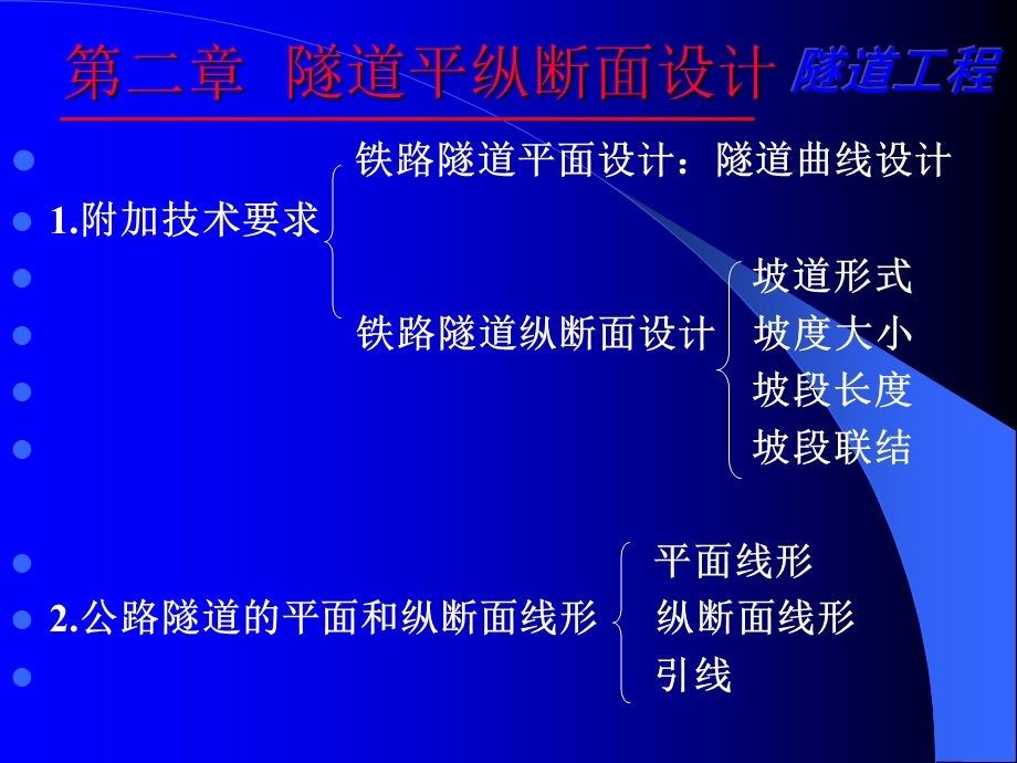 隧道平纵断面设计.ppt_第1页