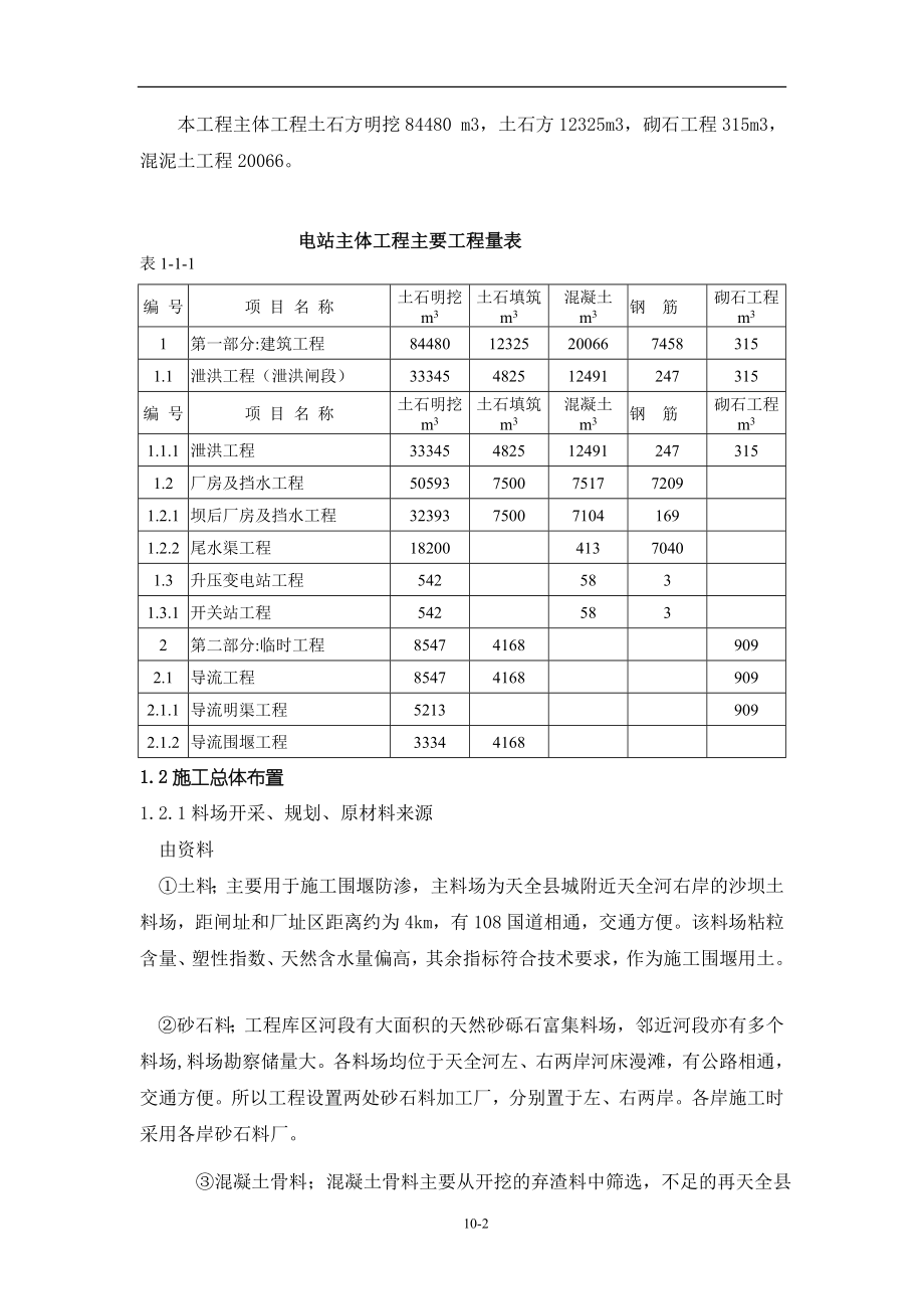 干溪坡水电站施工组织说明.doc_第2页