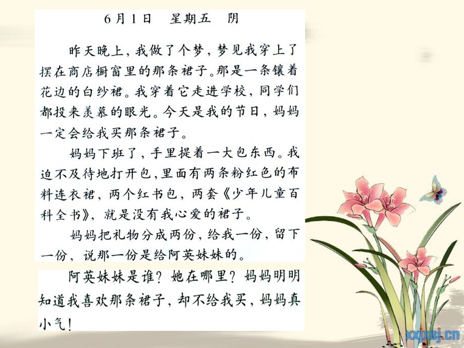叶县龙泉单营小学〈日记两则〉.ppt_第3页