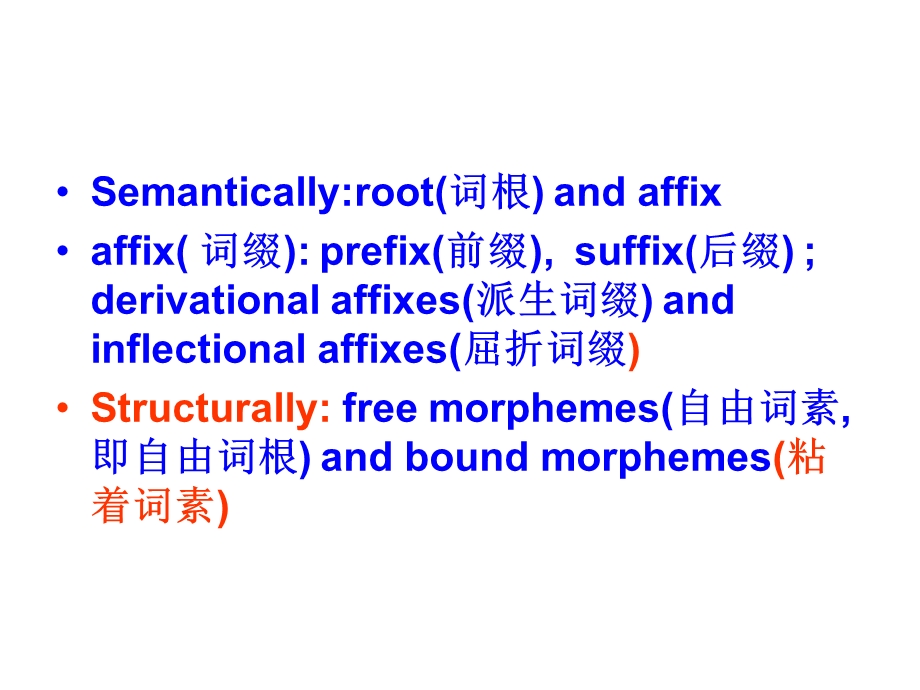 英语语言学概论 Chapter 5 Morphology(形态学).ppt_第3页