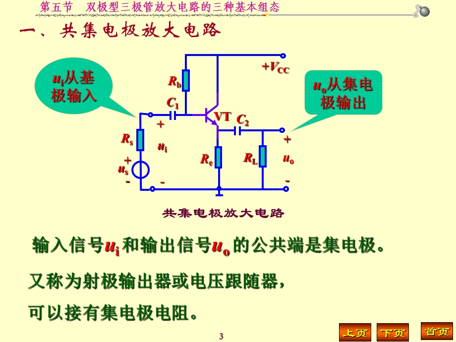 双极型三极管放大电路的三种基本组态.ppt_第3页