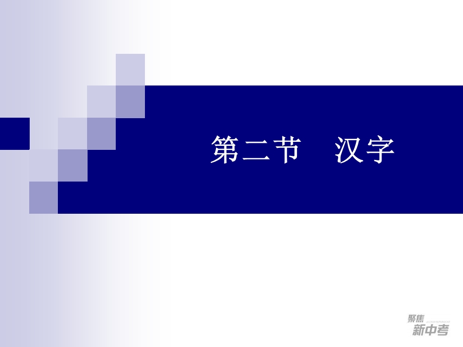 2015届九年级中考专题复习：《汉字》ppt课件.ppt_第1页