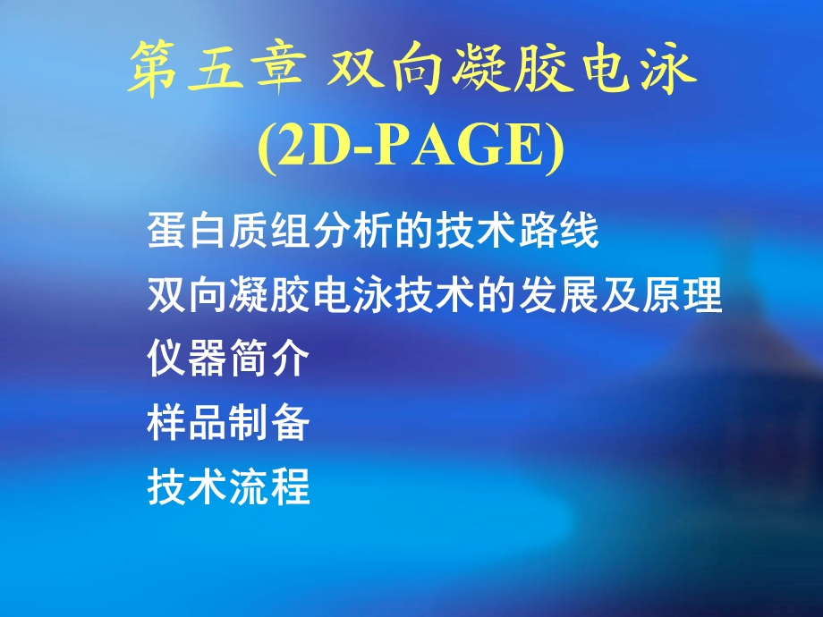 五章双向凝胶电泳2DPAGEP.ppt_第1页