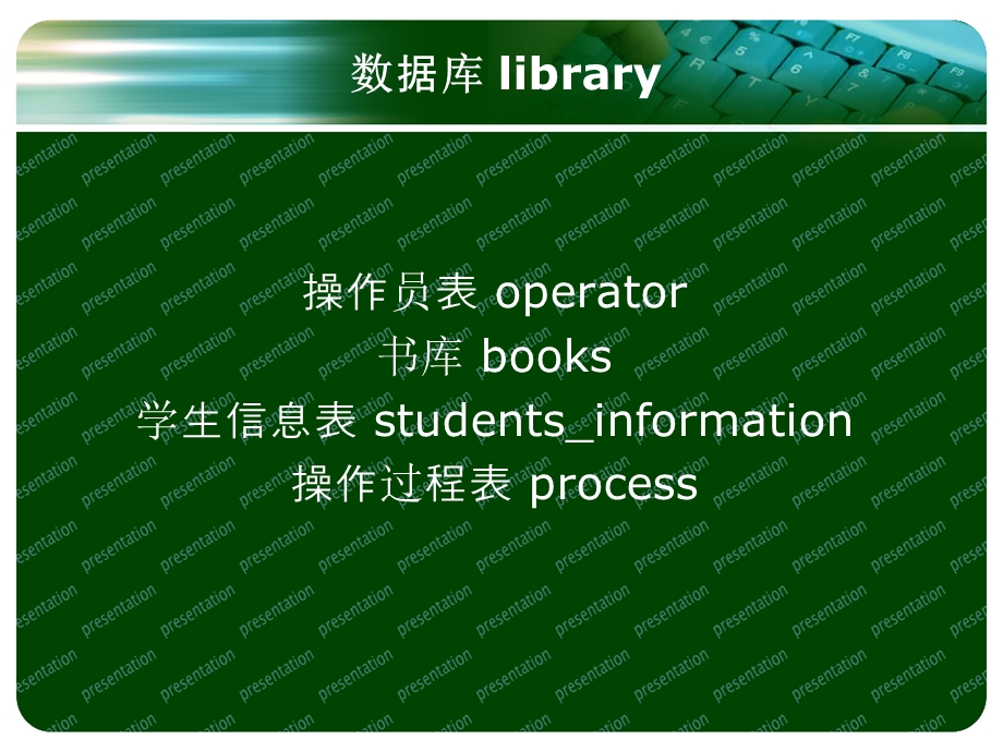 mysql图书馆管理系统的数据库.ppt_第2页