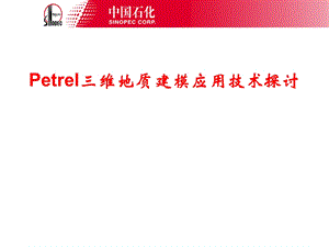 Petrel三维地质建模.ppt