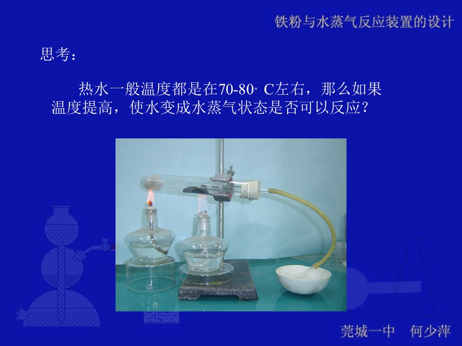 铁粉与水水蒸气反应装置的设计.ppt_第3页