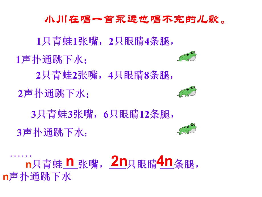 用字母表示数量关系课时1.ppt_第3页