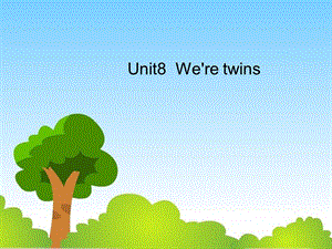 三年级下册英语课件－Unit 8 We39;re twins｜译林版三起(共29张PPT).ppt