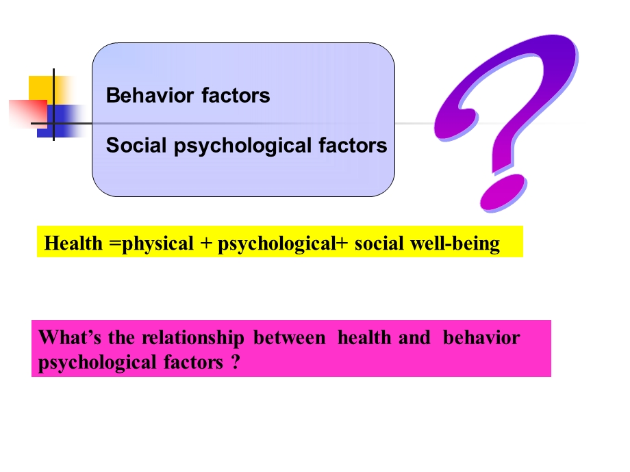 预防医学11第十一章行为心理因素与健康.ppt_第2页