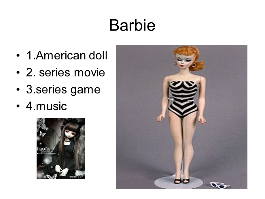 关于芭比娃娃的presentation.ppt_第1页