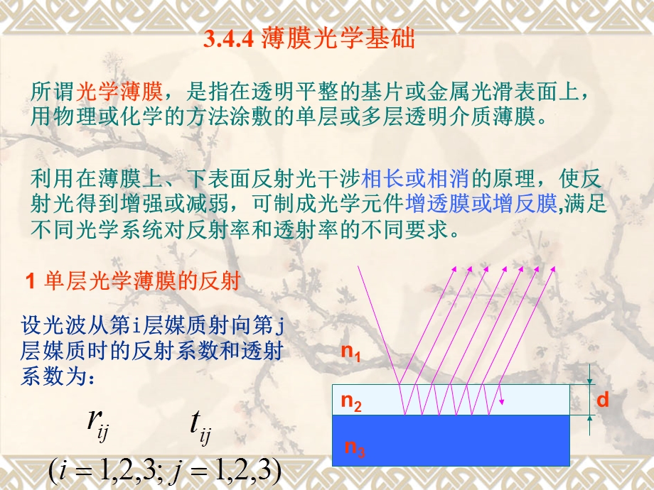 《薄膜光学基础》PPT课件.ppt_第1页