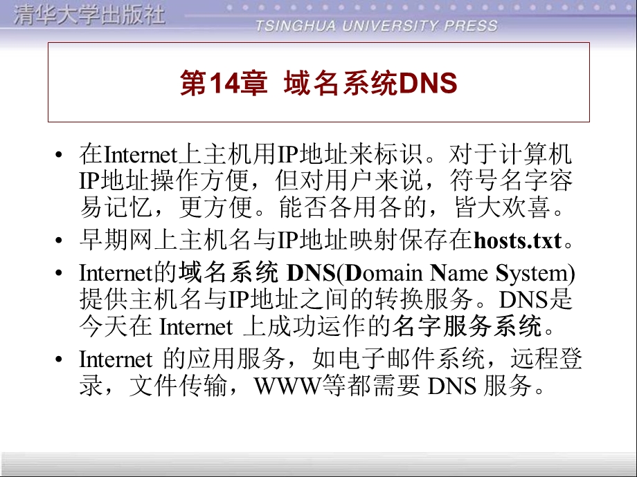 【教学课件】第14章域名系统DNS.ppt_第1页